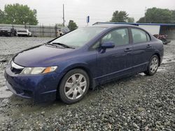 Salvage cars for sale from Copart Mebane, NC: 2010 Honda Civic LX