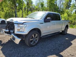 Salvage cars for sale from Copart Ontario Auction, ON: 2016 Ford F150 Supercrew