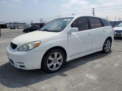 Salvage cars for sale at Sun Valley, CA auction: 2003 Toyota Corolla Matrix XR