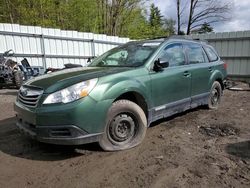 Salvage cars for sale at Center Rutland, VT auction: 2011 Subaru Outback 2.5I