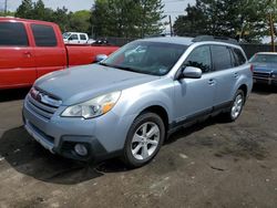Salvage cars for sale at Denver, CO auction: 2013 Subaru Outback 2.5I Premium