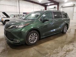 Salvage Cars with No Bids Yet For Sale at auction: 2021 Toyota Sienna XLE