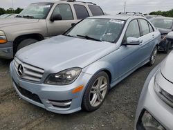 Mercedes-Benz salvage cars for sale: 2013 Mercedes-Benz C 300 4matic