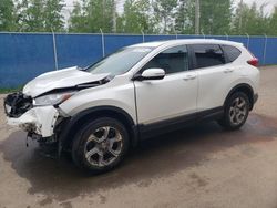 Salvage cars for sale from Copart Atlantic Canada Auction, NB: 2019 Honda CR-V EX