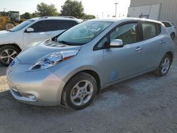 Salvage cars for sale from Copart Apopka, FL: 2012 Nissan Leaf SV