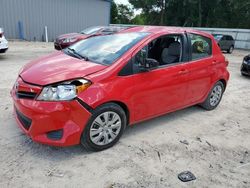 Salvage cars for sale from Copart Midway, FL: 2012 Toyota Yaris