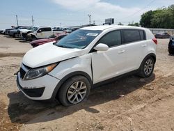 Salvage cars for sale at Oklahoma City, OK auction: 2016 KIA Sportage LX