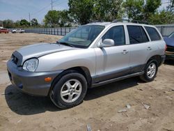 Salvage cars for sale at Riverview, FL auction: 2004 Hyundai Santa FE GLS