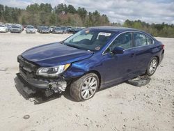 Salvage cars for sale at Mendon, MA auction: 2017 Subaru Legacy 2.5I Premium