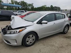 Salvage cars for sale from Copart Spartanburg, SC: 2017 KIA Forte LX