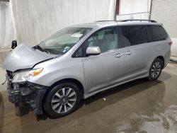 Salvage cars for sale from Copart Central Square, NY: 2018 Toyota Sienna XLE