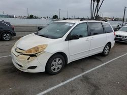 Salvage cars for sale at Van Nuys, CA auction: 2006 Toyota Sienna CE