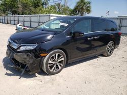 Salvage cars for sale at Riverview, FL auction: 2020 Honda Odyssey Elite