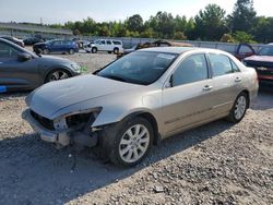 Salvage cars for sale at Memphis, TN auction: 2007 Honda Accord EX