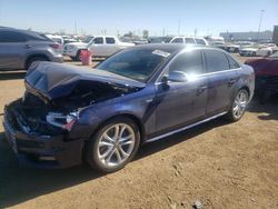 Salvage cars for sale at Brighton, CO auction: 2013 Audi S4 Premium Plus