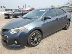 Salvage cars for sale from Copart Mercedes, TX: 2016 Toyota Corolla L