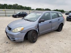 Salvage cars for sale at New Braunfels, TX auction: 2004 Toyota Corolla Matrix XR