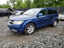 Salvage cars for sale at Waldorf, MD auction: 2010 Dodge Journey SXT