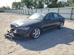 Salvage cars for sale at Riverview, FL auction: 2016 Audi A6 Premium Plus