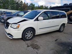 Salvage cars for sale at Eldridge, IA auction: 2012 Chrysler Town & Country Touring
