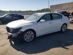 Salvage cars for sale from Copart Fredericksburg, VA: 2015 Acura RLX Tech
