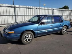 Salvage cars for sale at Littleton, CO auction: 1991 Pontiac Grand AM LE