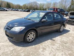 Honda Civic LX salvage cars for sale: 2005 Honda Civic LX