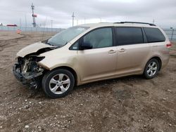 Salvage cars for sale at Greenwood, NE auction: 2011 Toyota Sienna LE