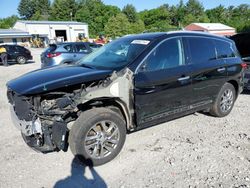 Salvage cars for sale at Mendon, MA auction: 2014 Infiniti QX60
