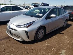 Salvage cars for sale from Copart Elgin, IL: 2022 Toyota Prius Night Shade