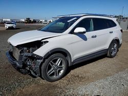 Salvage cars for sale from Copart San Diego, CA: 2017 Hyundai Santa FE SE Ultimate