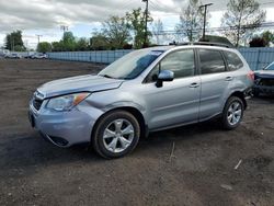 Salvage cars for sale from Copart New Britain, CT: 2015 Subaru Forester 2.5I Premium