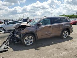 Salvage cars for sale at Indianapolis, IN auction: 2018 Toyota Highlander Limited