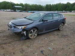 Salvage cars for sale from Copart Charles City, VA: 2017 Subaru Impreza Sport