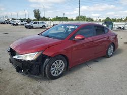 Flood-damaged cars for sale at auction: 2019 Hyundai Elantra SE