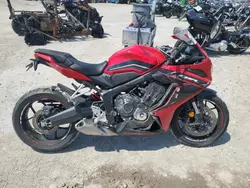 Salvage motorcycles for sale at Des Moines, IA auction: 2023 Honda CBR650 RA