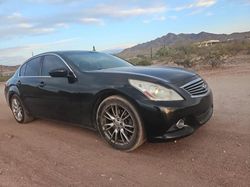 Salvage cars for sale from Copart Phoenix, AZ: 2010 Infiniti G37 Base