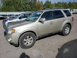 Salvage cars for sale at Eldridge, IA auction: 2011 Ford Escape Limited