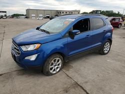 Salvage cars for sale at Wilmer, TX auction: 2020 Ford Ecosport SE