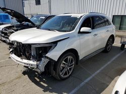 Salvage cars for sale at Vallejo, CA auction: 2017 Acura MDX Advance