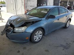 Salvage cars for sale from Copart Fresno, CA: 2012 Chevrolet Cruze LS