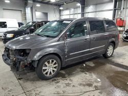 Salvage cars for sale at Ham Lake, MN auction: 2015 Chrysler Town & Country Touring