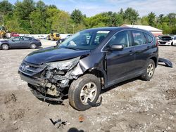 Salvage cars for sale from Copart Mendon, MA: 2013 Honda CR-V LX