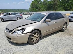 Honda Accord salvage cars for sale: 2005 Honda Accord EX