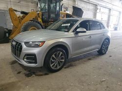 Salvage cars for sale at Fredericksburg, VA auction: 2021 Audi Q5 Premium Plus