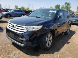 Toyota Highlander salvage cars for sale: 2011 Toyota Highlander Limited