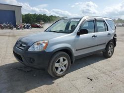 Salvage cars for sale at Ellwood City, PA auction: 2005 Honda CR-V LX