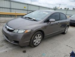 Salvage cars for sale at Dyer, IN auction: 2009 Honda Civic LX