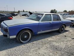 Salvage cars for sale at Mentone, CA auction: 1987 Chevrolet Caprice Classic