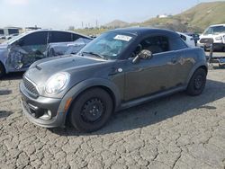 Salvage cars for sale from Copart Colton, CA: 2013 Mini Cooper Coupe S